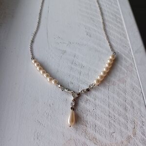 Pearl and Silver Necklace